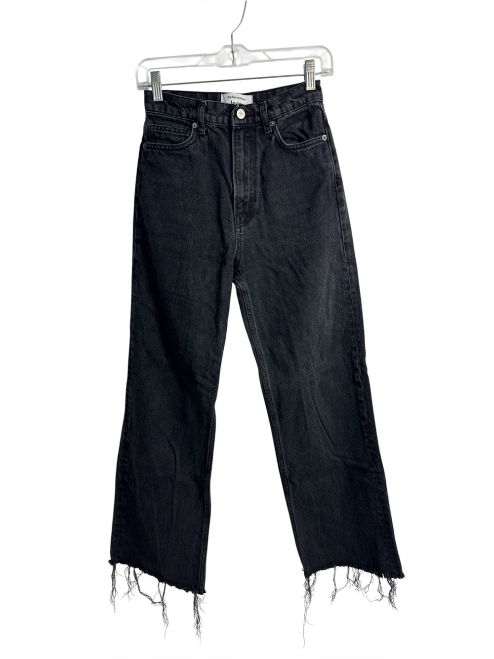 Reformation Wilder High Rise Wide‎ Leg Jeans Seattle Wash Size 25